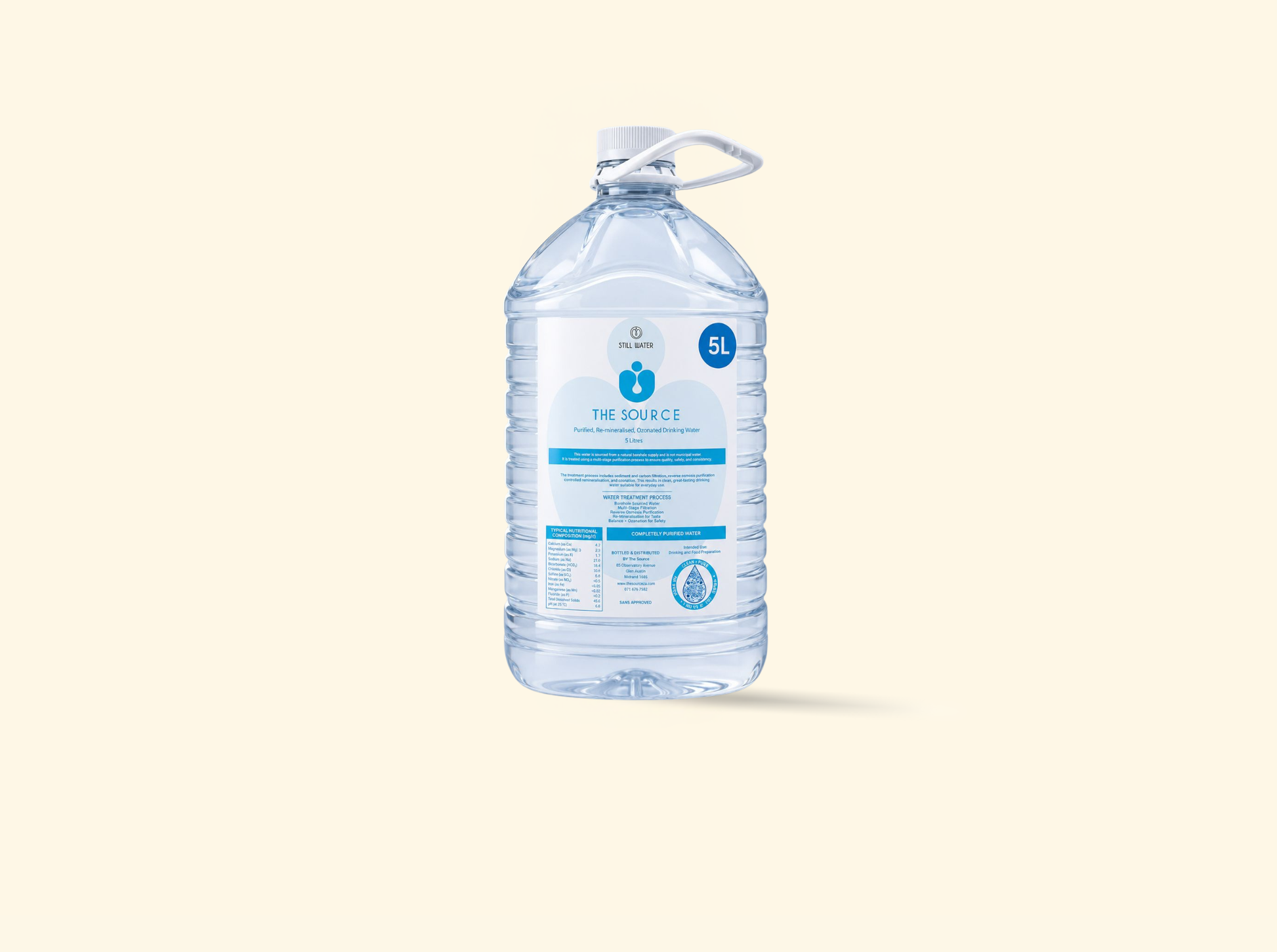 The Source 25L Purified Water Container